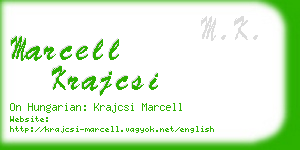 marcell krajcsi business card